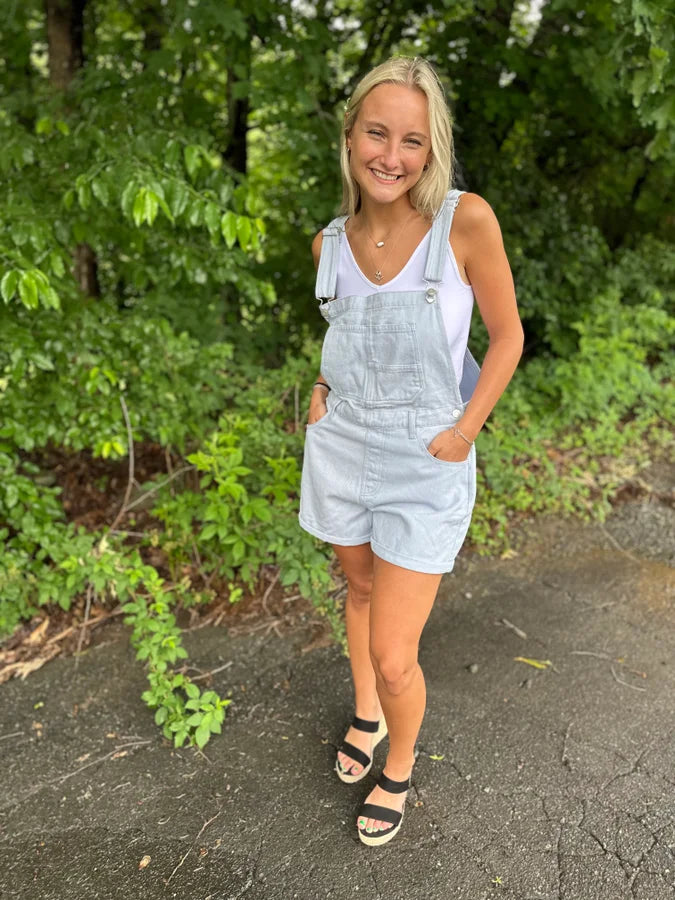 Twill Short Overalls