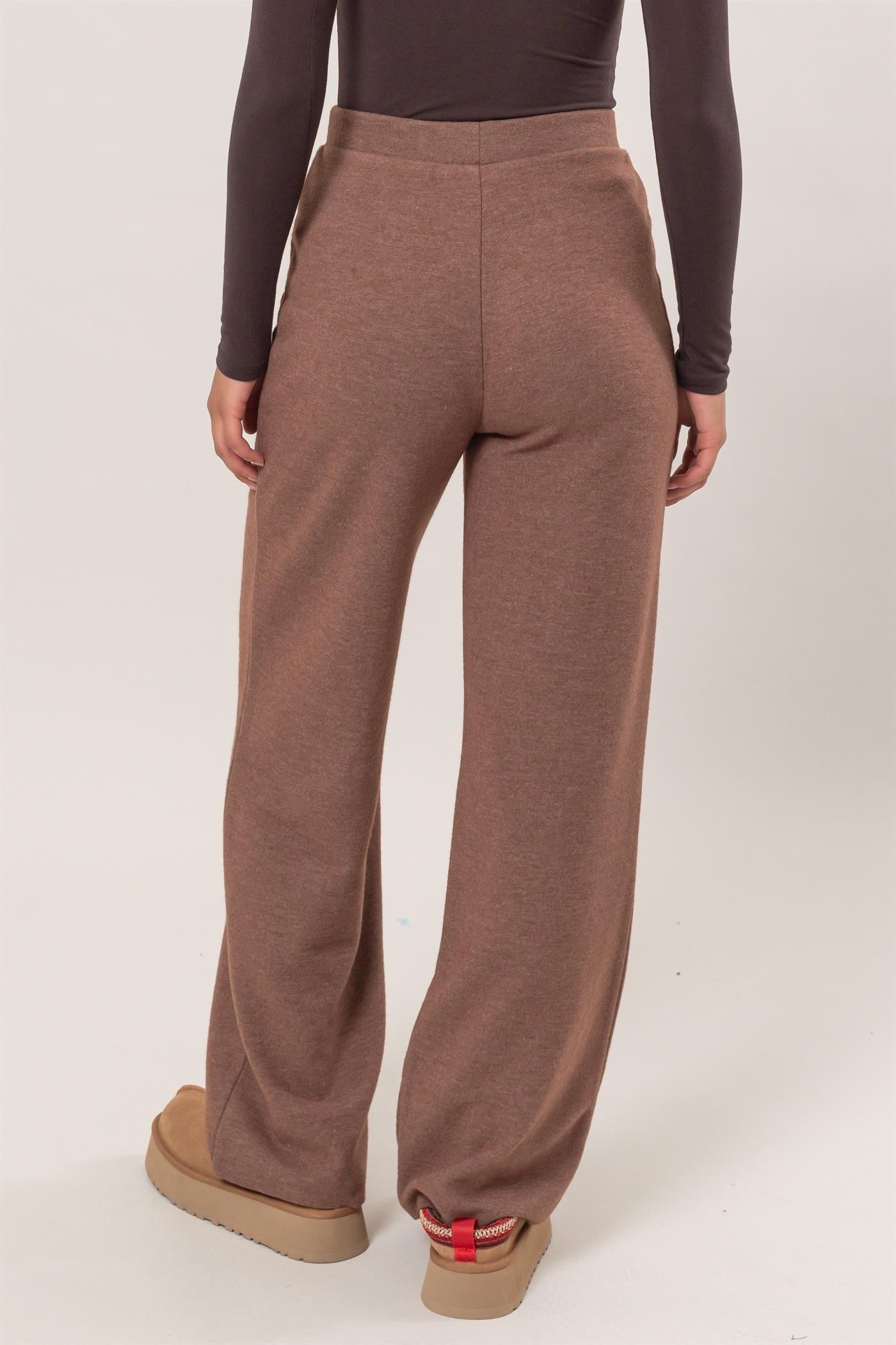 High Waist Straight Leg Sweatpants