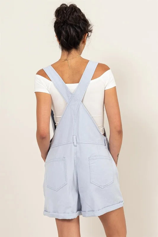 Twill Short Overalls