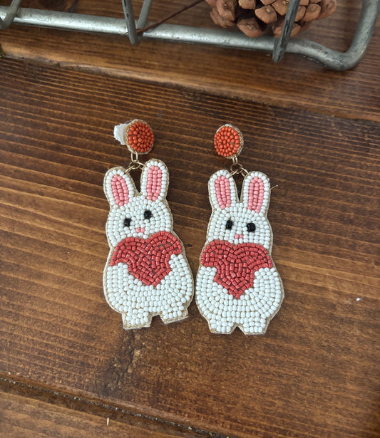 Bunny Bead Earrings