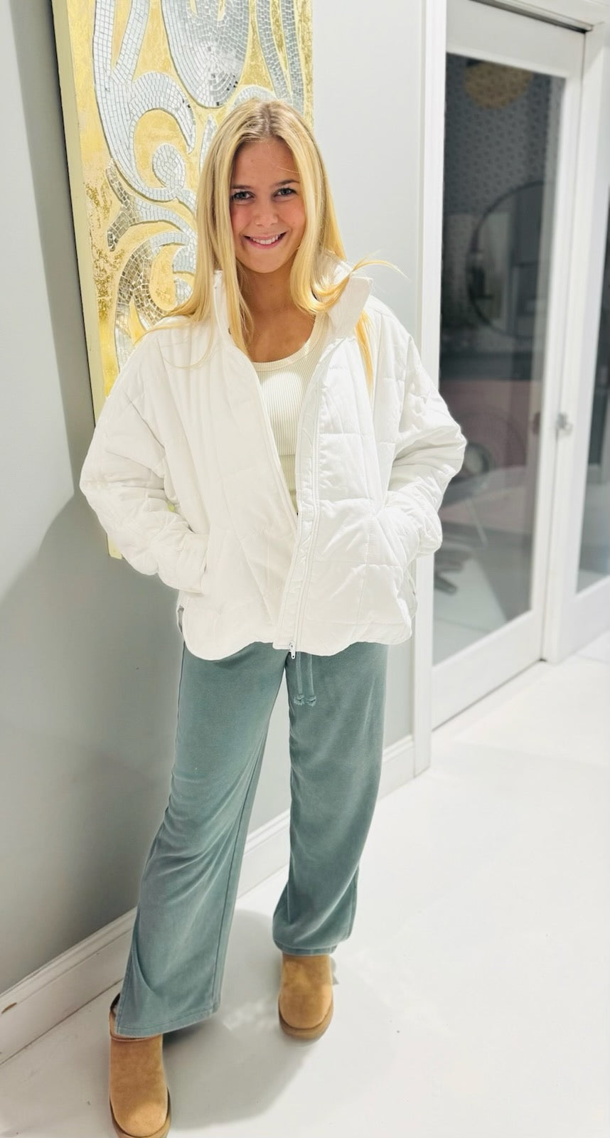 Quilted Puffer Jacket