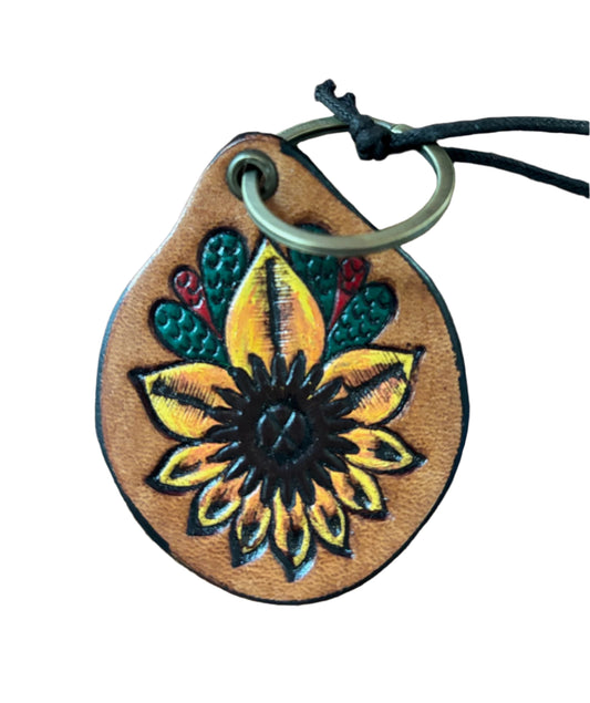 Sunflower Myra Key Fob