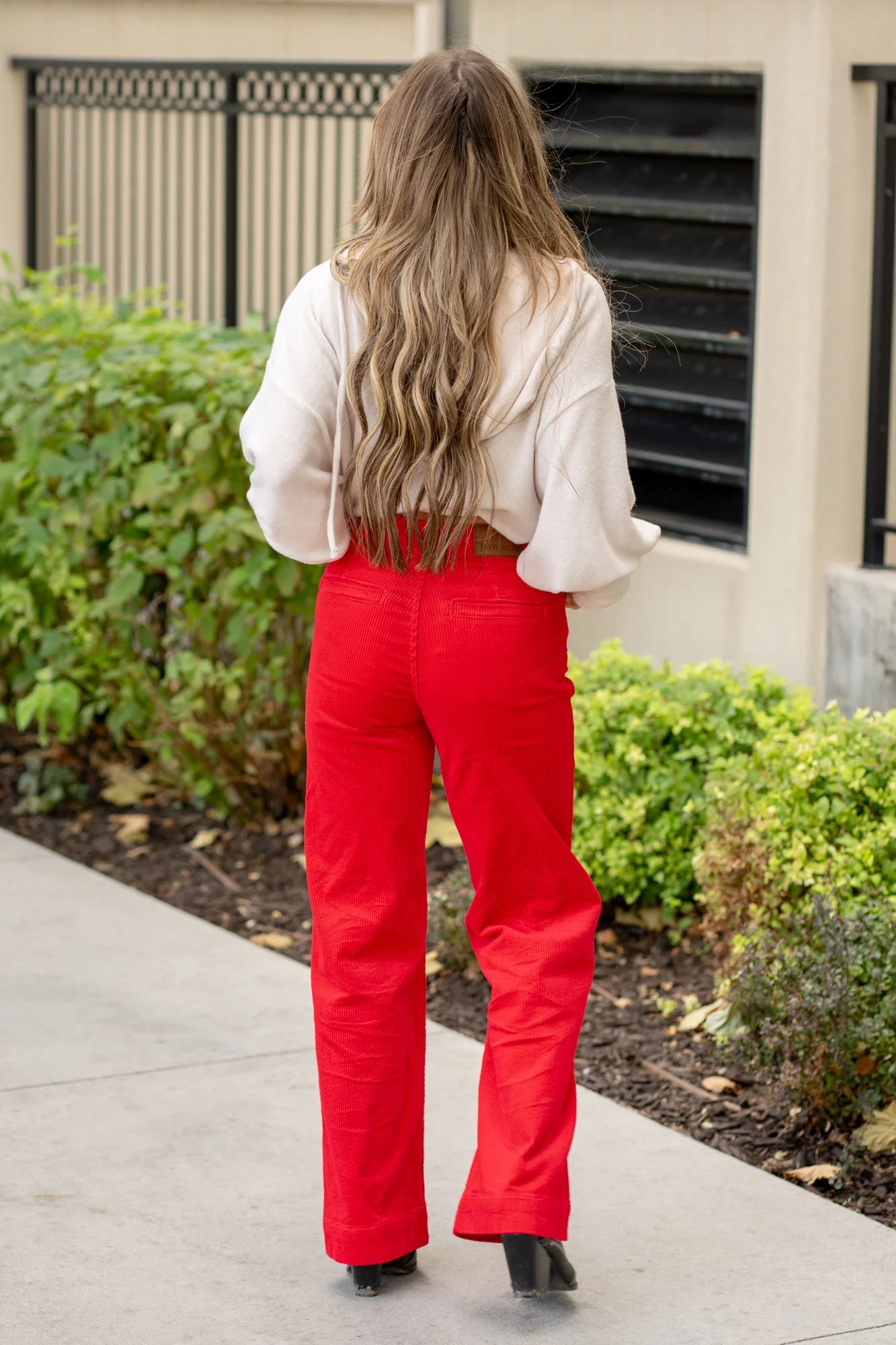 Judy Blue High Waist Corduroy Trouser Wide Leg Jeans