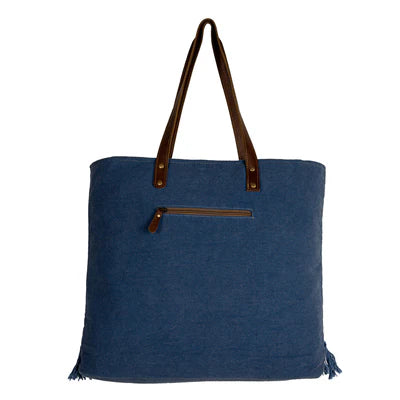 Ember Reflections Embroidered Myra Tote Bag