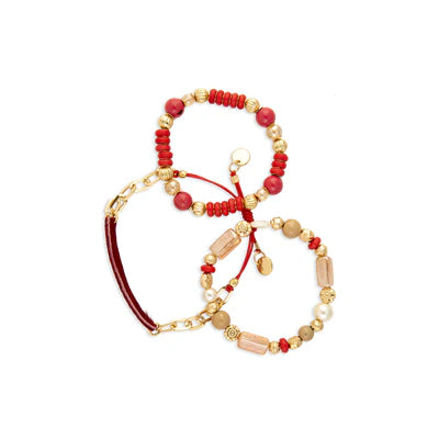 Myra Scarlet Sky Layered Bracelet