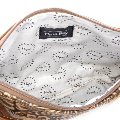 Mescalaro Hill Leather & Hairon Myra Bag in Gold Fleck