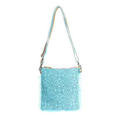 Triple Fork Ranch Crossbody Myra Bag in Turquoise