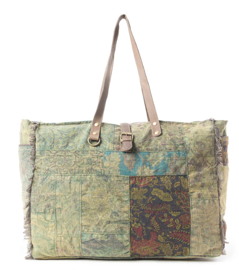Myra Fern Grove Patchwork Weekender Bag