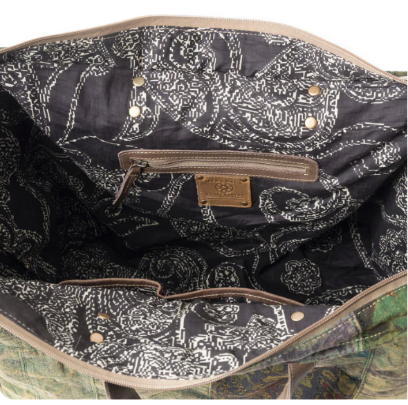 Myra Fern Grove Patchwork Weekender Bag
