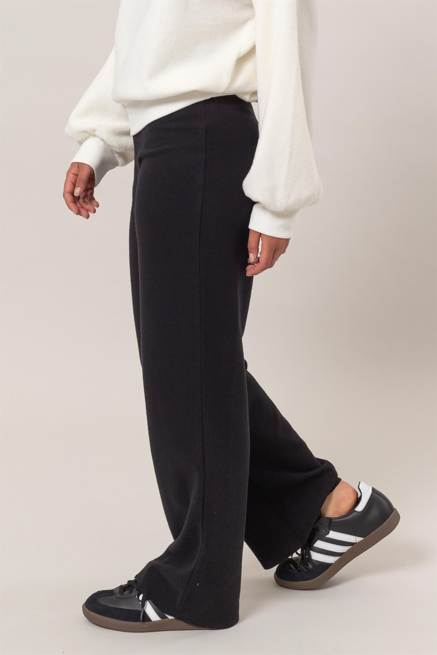 High Waist Straight Leg Sweatpants