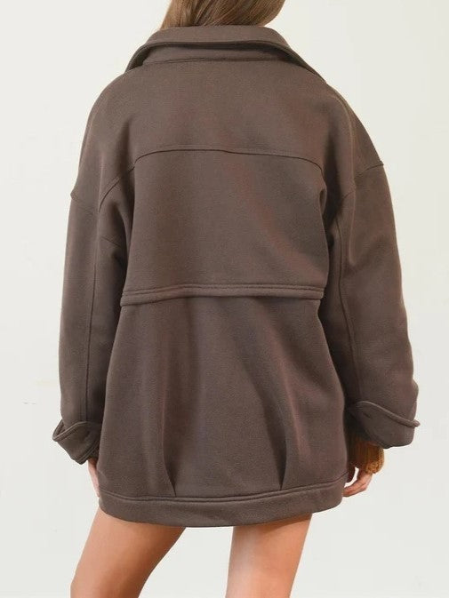 Washed Fleece French Terry Jacket