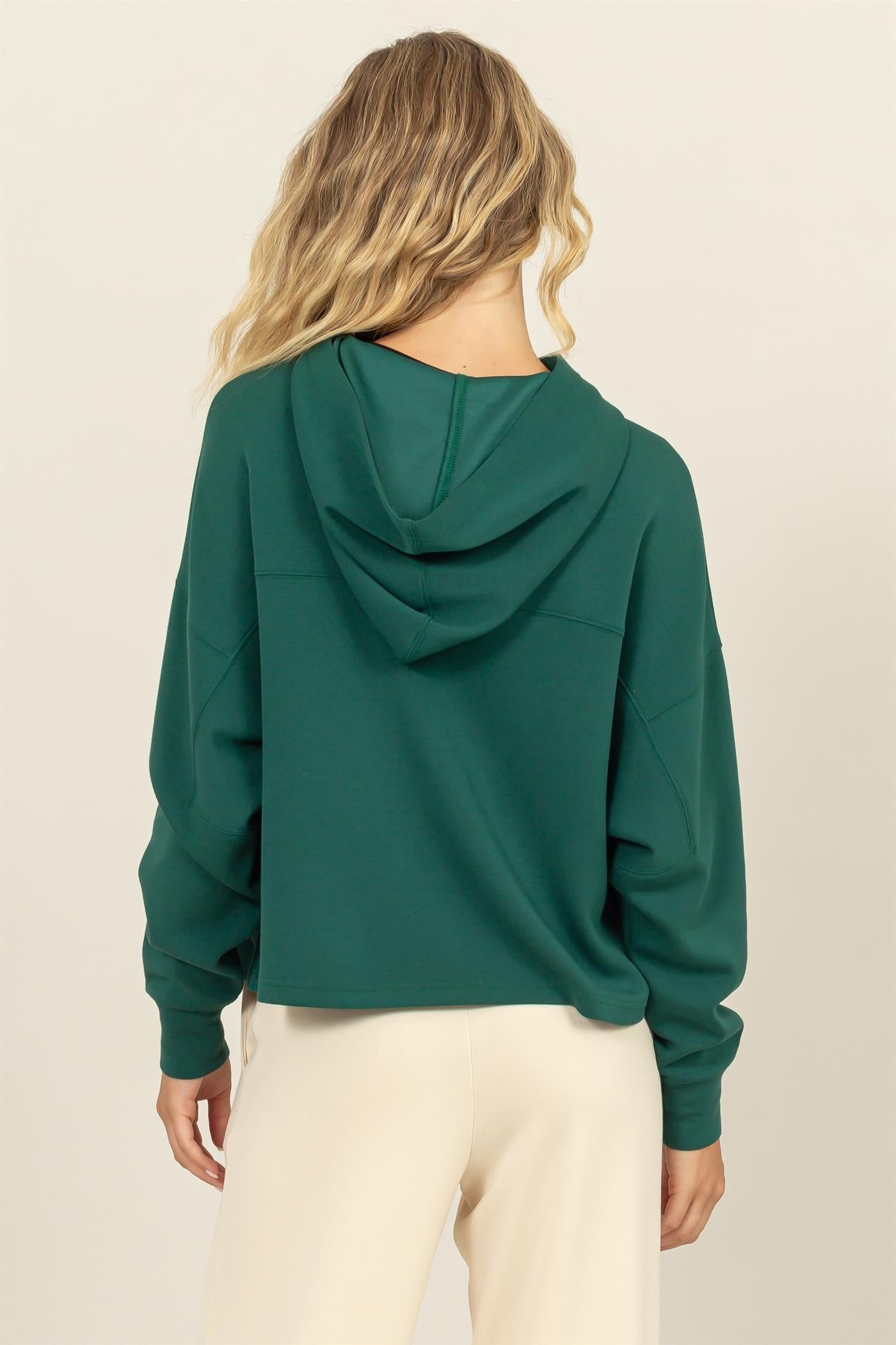 Hooded Pullover with Kangaroo Pocket