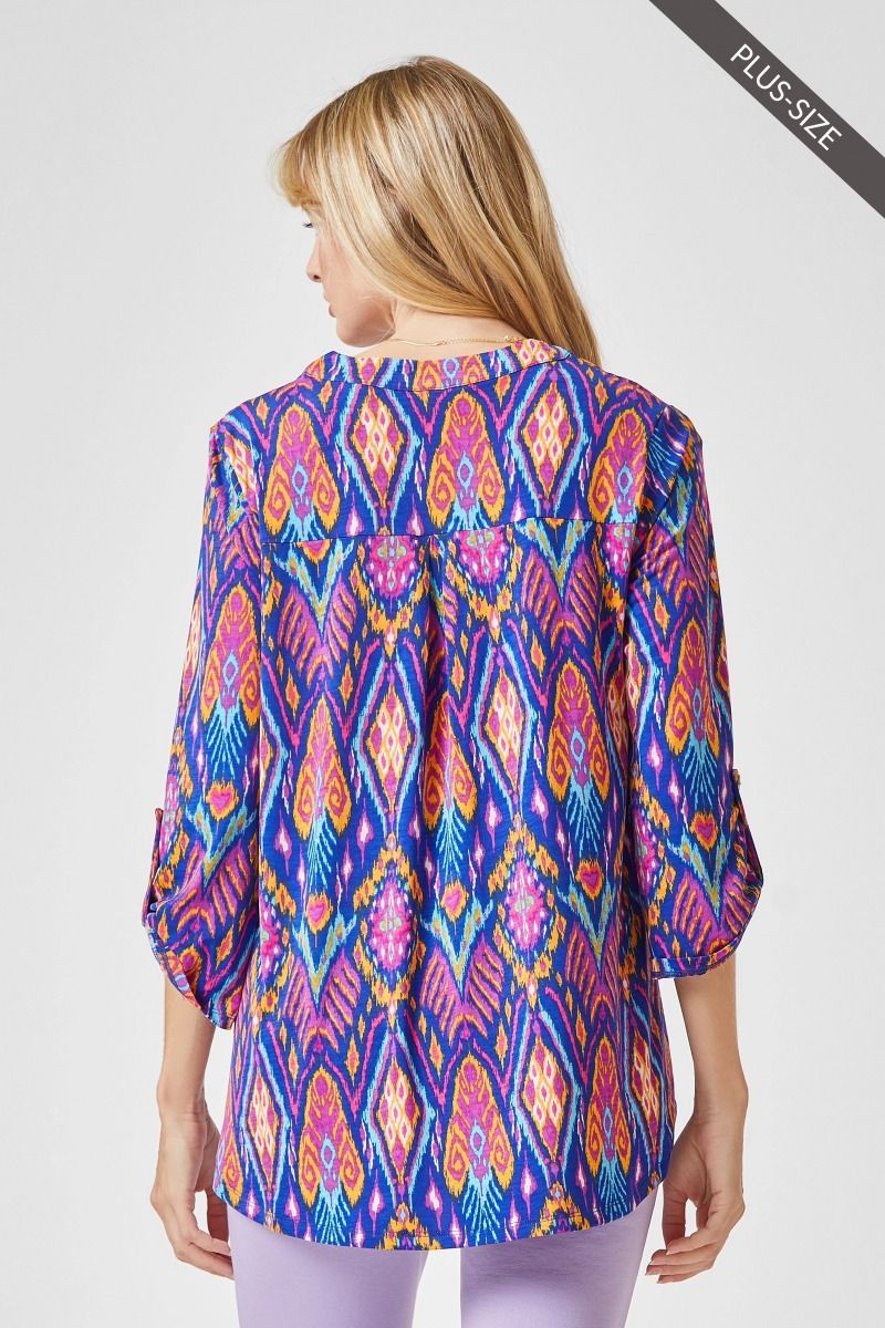 Lizzy 3/4" Sleeve with Poly Blend Curvy