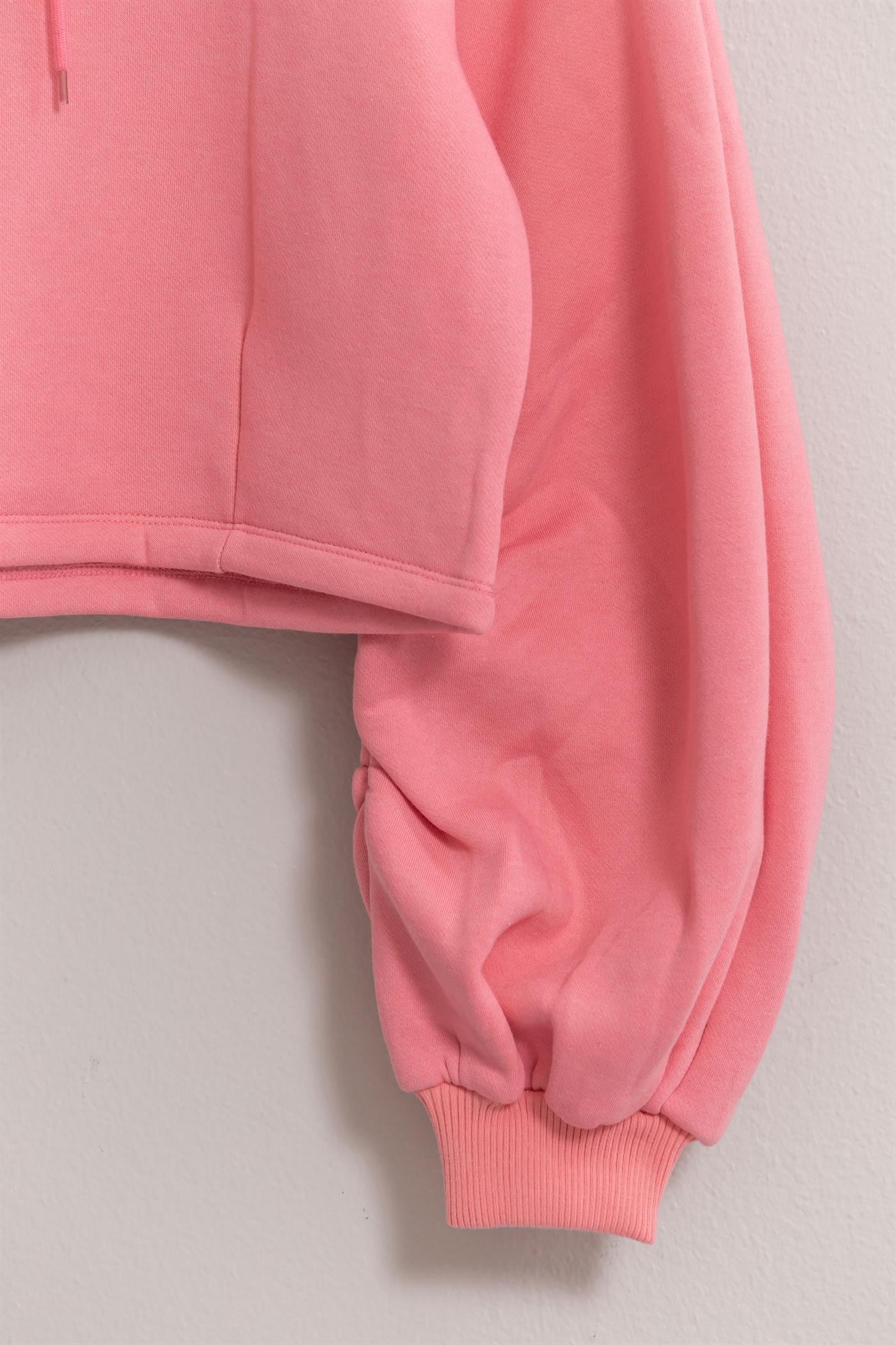 Fleece French Terry Hooded Pullover