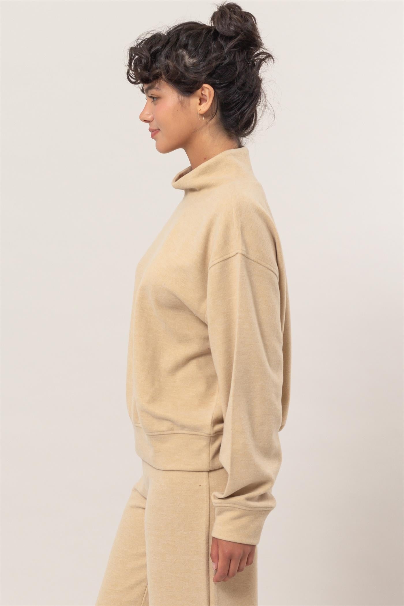 Funnel Neck Sweatshirt