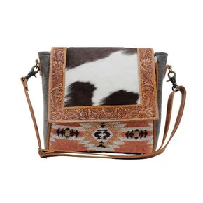 Sanza Lopez Handtooled Myra Bag