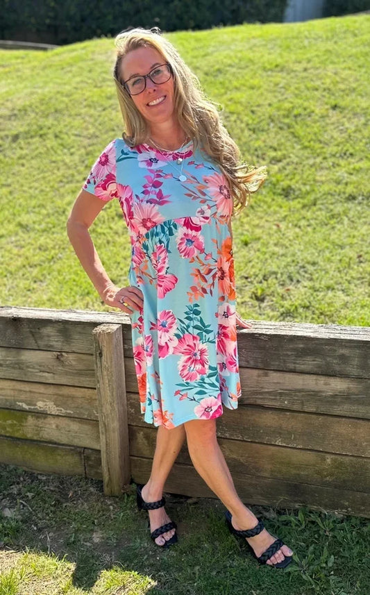 Floral Swing Dress