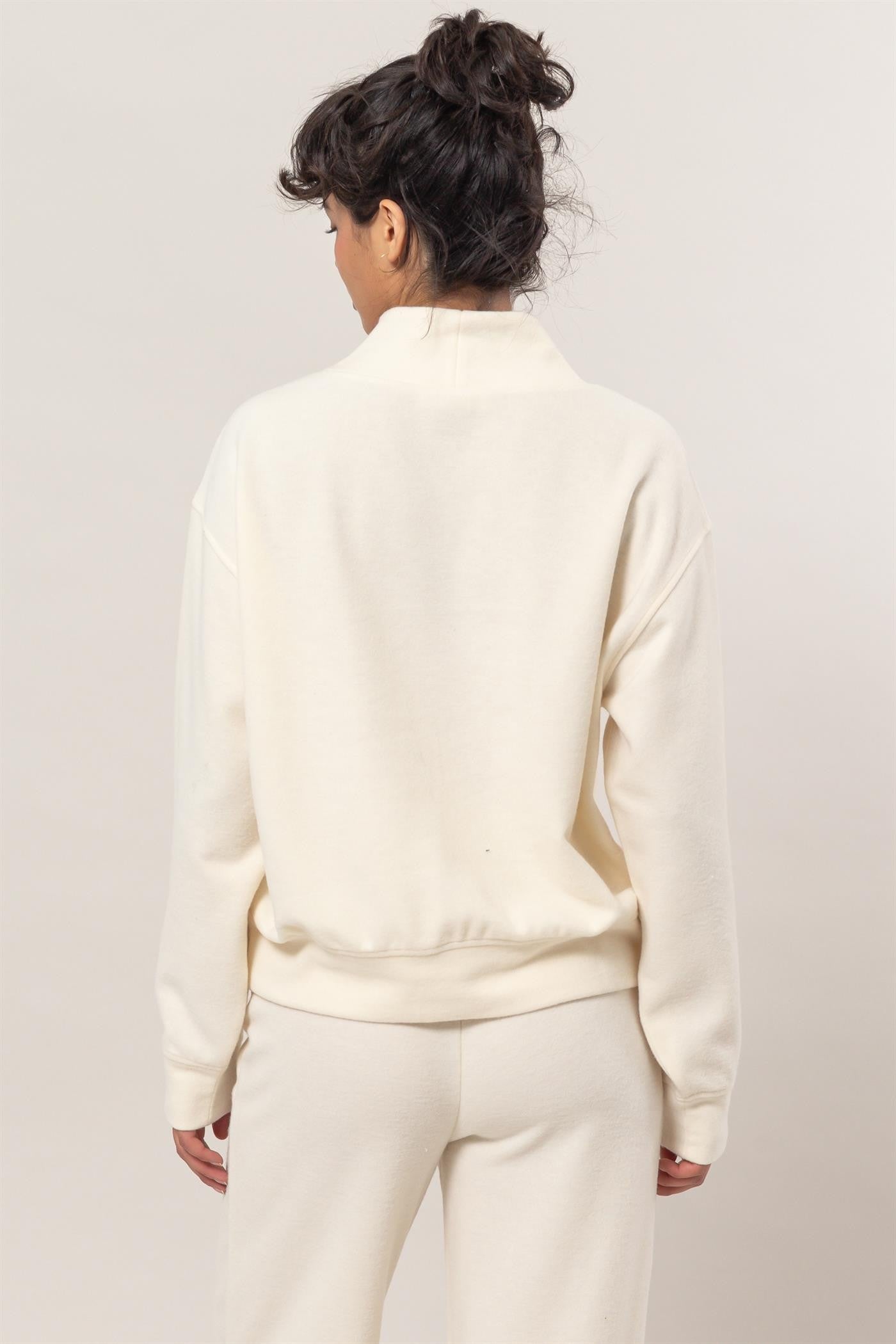 Funnel Neck Sweatshirt