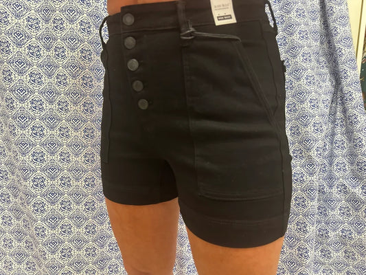 Judy Blue Black Trouser Shorts