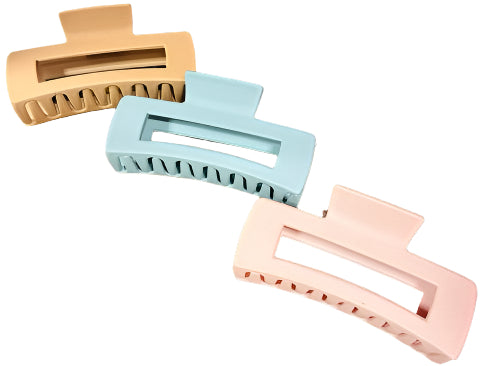 Large Rectangle Claw Clips