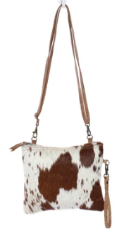 White and Brown Shade Myra Bag