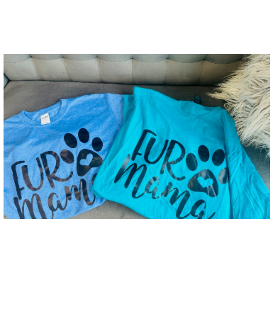 "Fur Mama" Pawprint T-Shirt