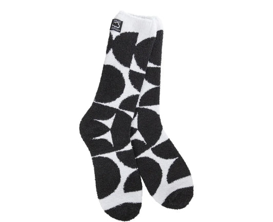 World's Softest Geo B/W Socks