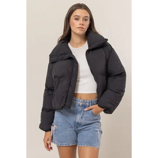 High Neck Puffer Jacket