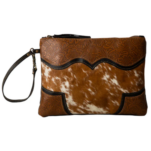 Cattle Drive Wristlet Myra Pouch