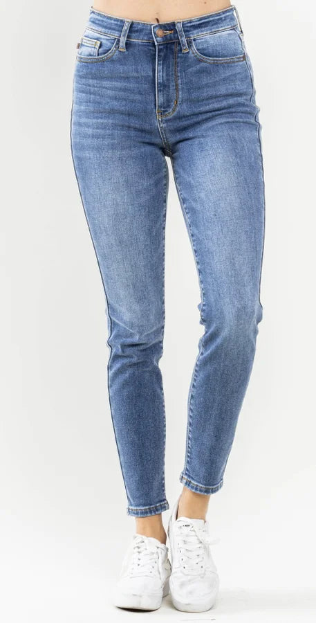 Judy Blue High Waist Classic Thermal Skinny Jeans Curvy